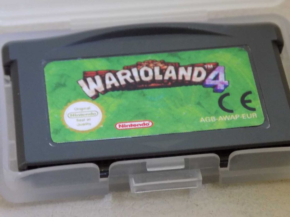 Wario Land 4 Nintendo Game Boy Advance GBA SP Micro DS etykieta kłamie