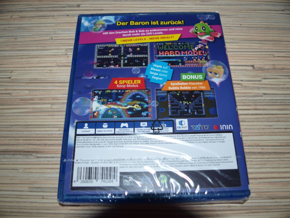 Gra dla dzieci Bubble Bobble 4 Friends The Baron is Back! ps4 nowa!!!