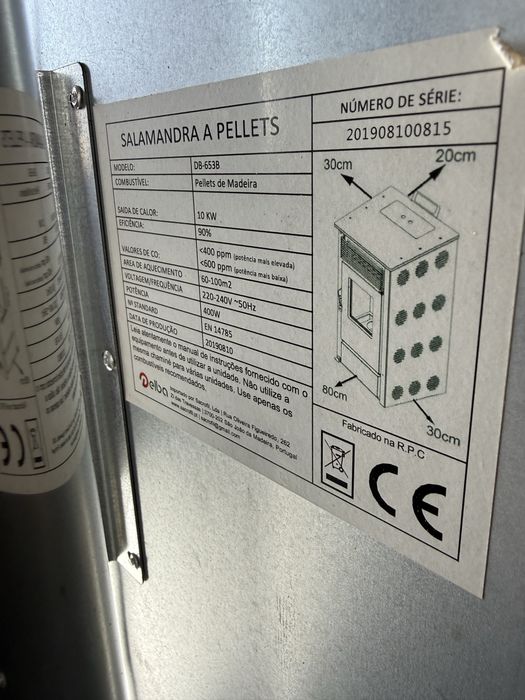 Salamandra Pellets Delba 10kw