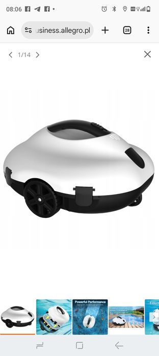 Blossom PC2332 130 min Automatyczne czyszczenie basenu Robot odkurzający
