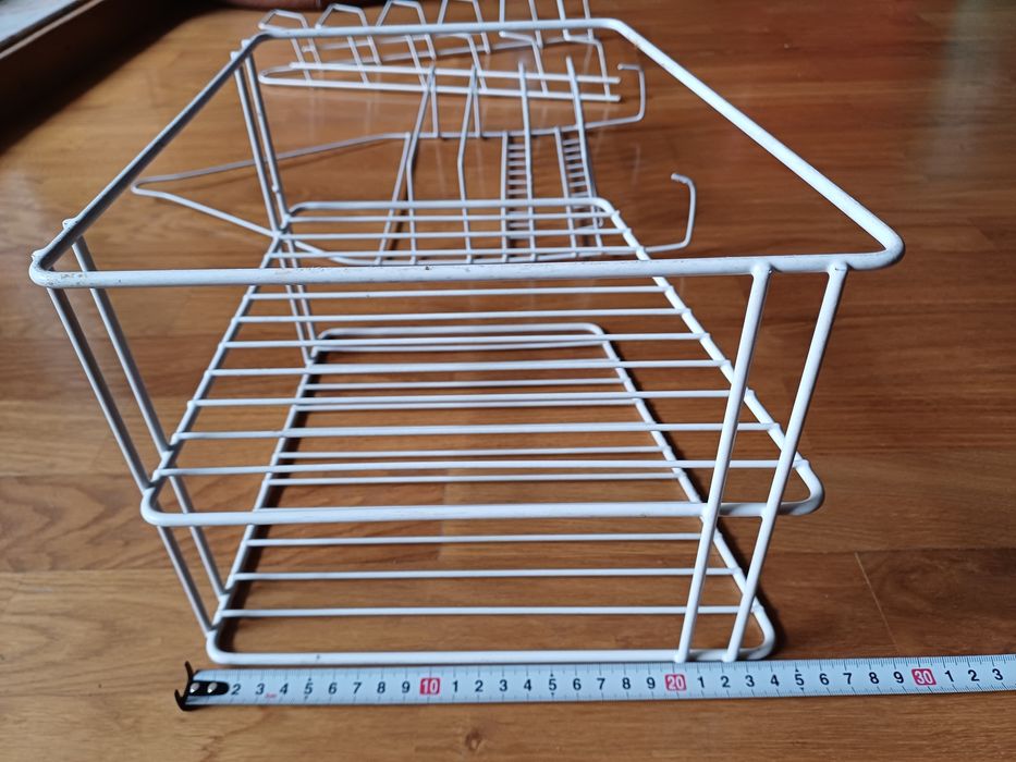 Conjunto de 3 suportes brancos para casa de banho