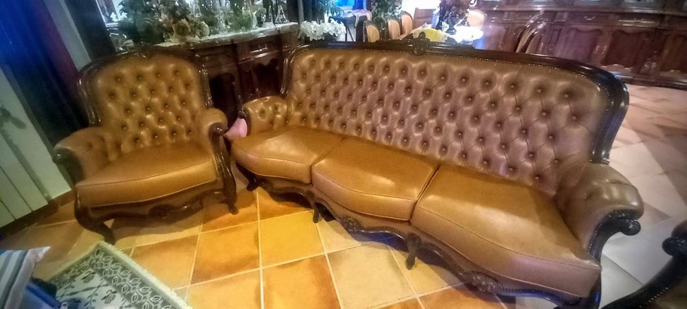 Sofas clássicos estilo Inglês Chesterfield