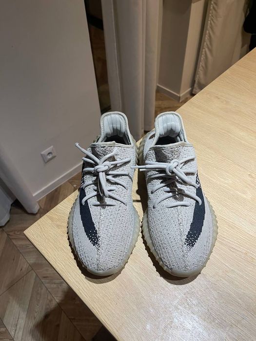 adidas Yeezy boost 350 v2 slate 42 2/3 black onyx carbon bone white b