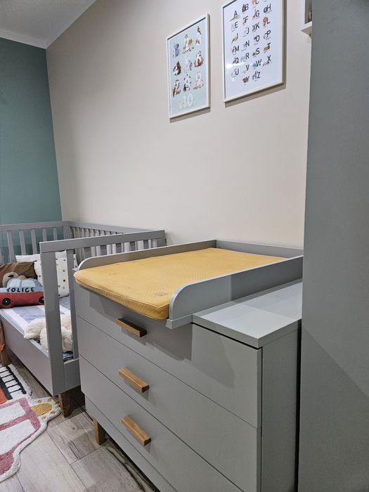 Przewijak VOX Lounge szary + VOX materacyk