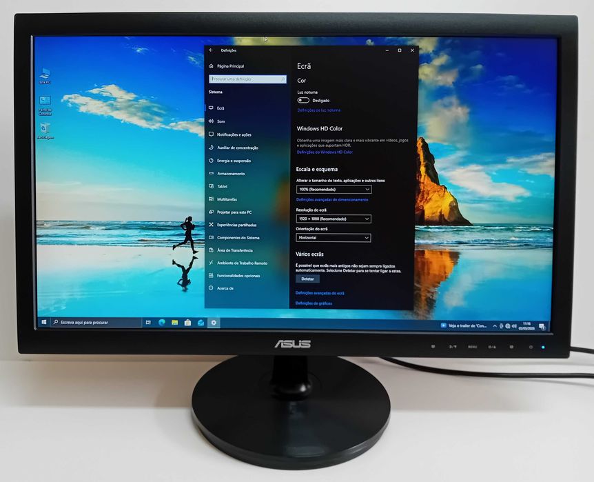 (LER DESCRIÇÃO) Monitor Asus VS228NE 21.5" Full HD