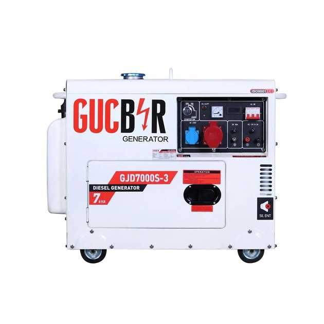 Дизельний генератор GUCBIR GJD7000S-3 трьохфазний (Туреччина)