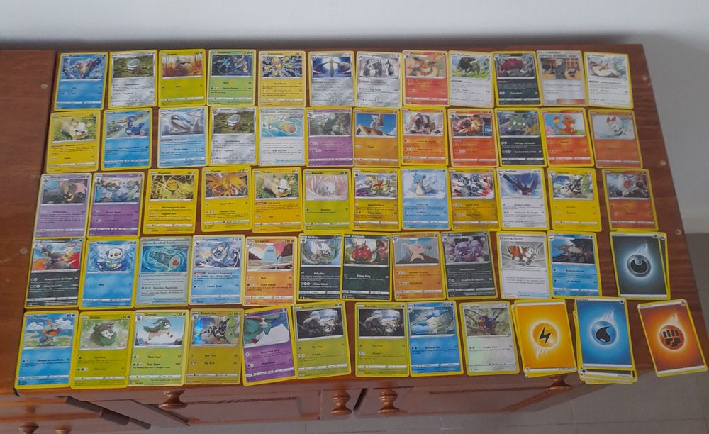 Cartas pokemon diversas