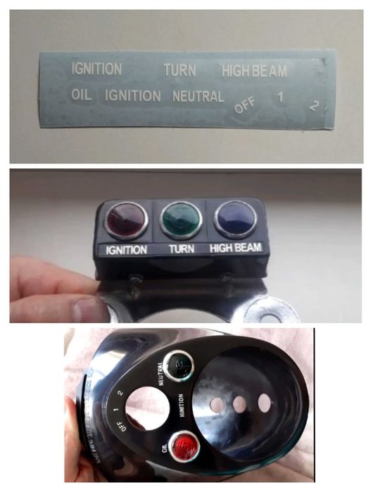 Емблема , Накладка , Шильдик .Иж планета спорт 350 . Наклейки .