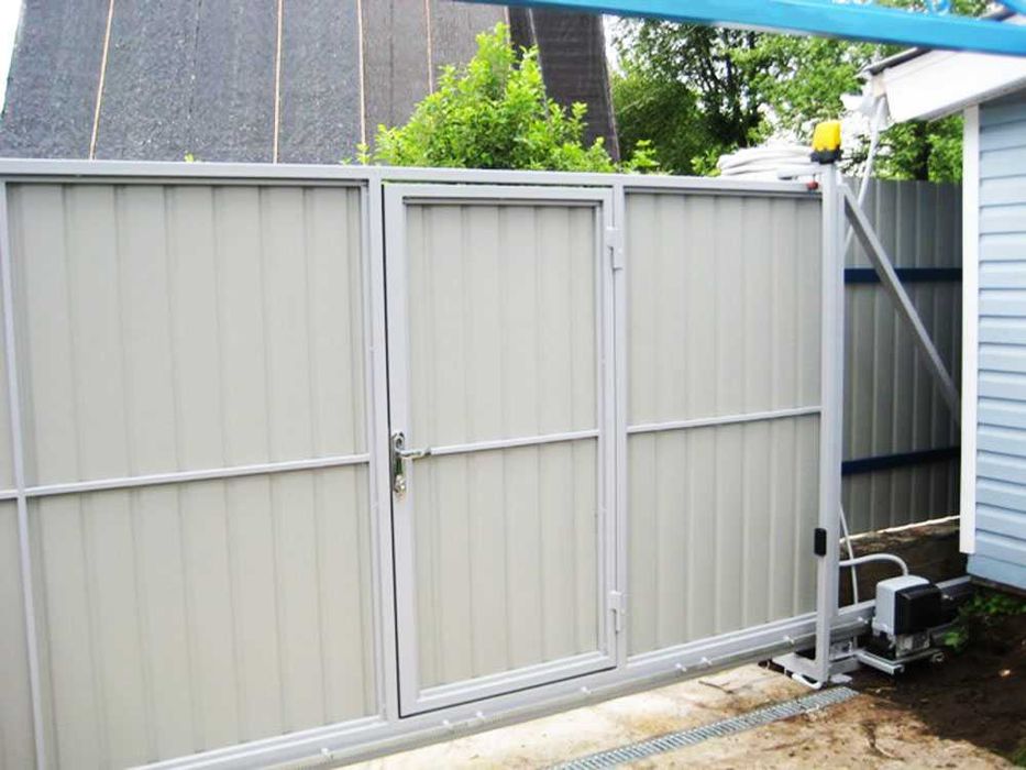 Ворота откатные, консольные, распашные, забор, калитка: 5 000 грн ...