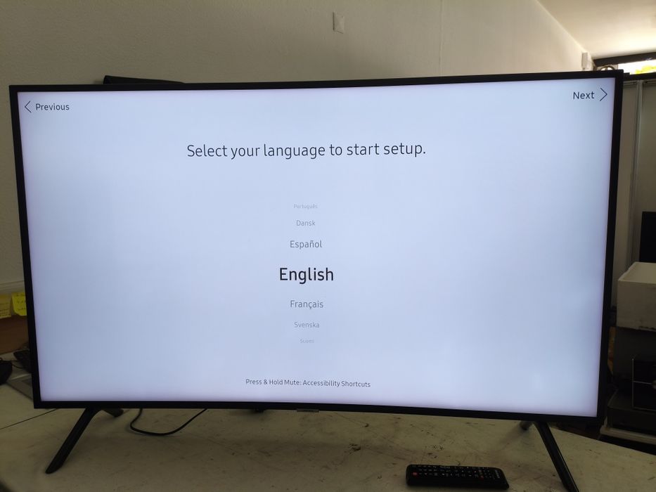 Smart tv Samsung 49" ecra curvo