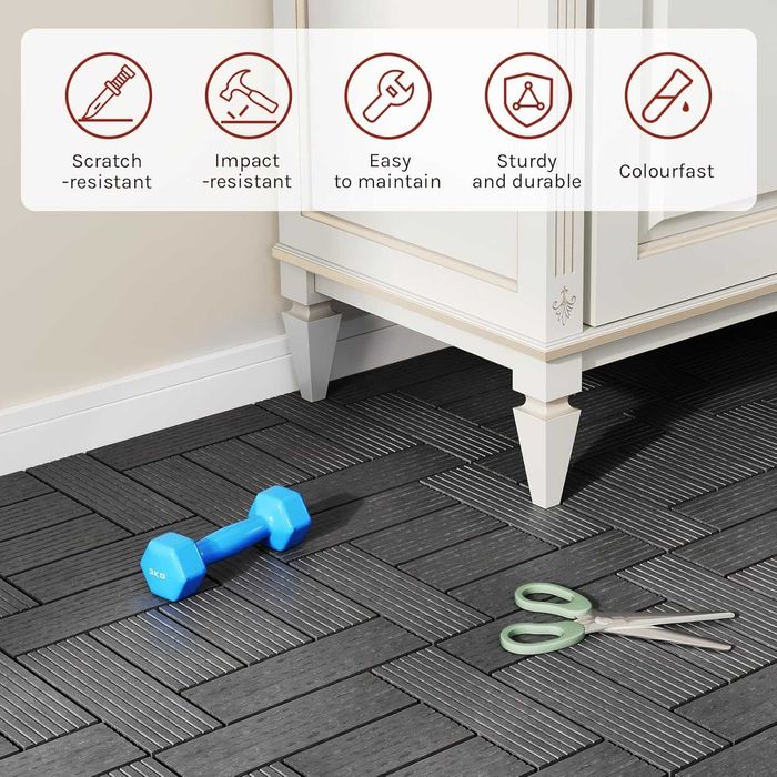 Nowa płytka tarasowa / płytki kompozytowe / 30x30 / deska WPC !K212!