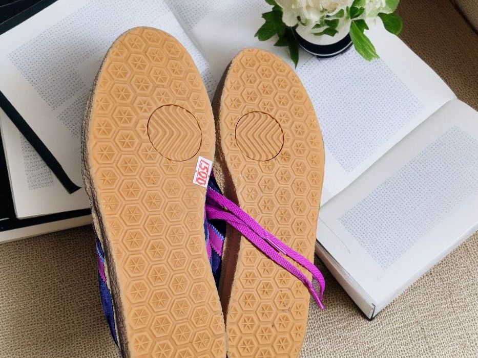 Оригінальні кросівки adidas yabisah blue purple special samba gazelle city