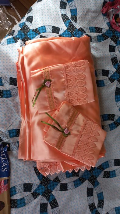 Набор шёлковое белье 200×220