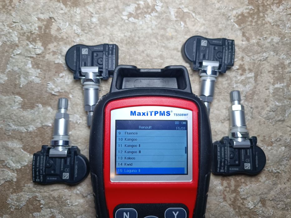 Датчики давления тиску колес шин для авто Рено Renault 433 Mhz