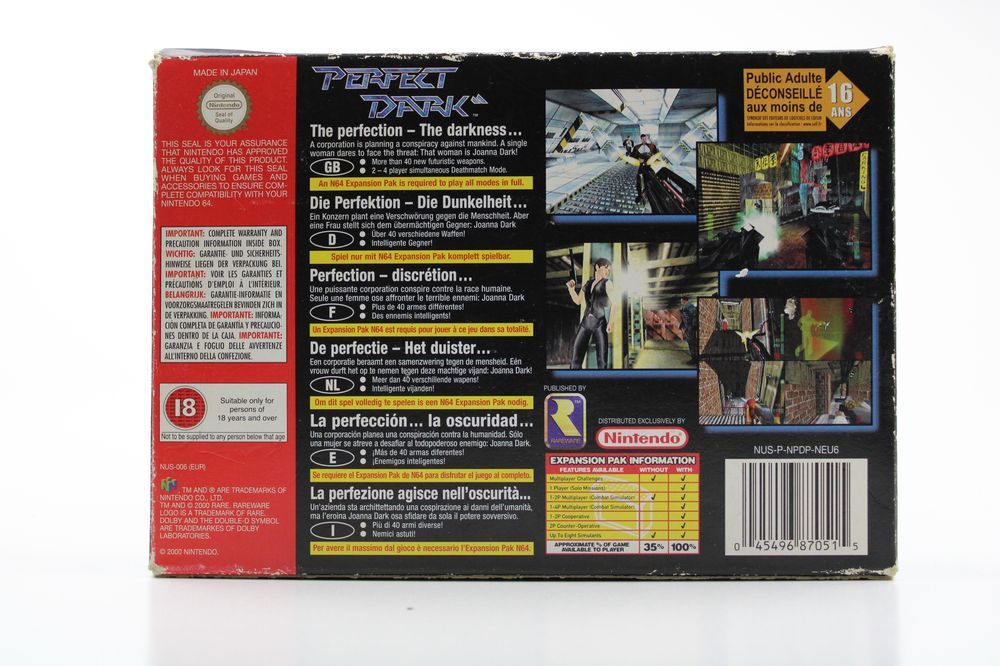 Gra PERFECT DARK Nintendo 64