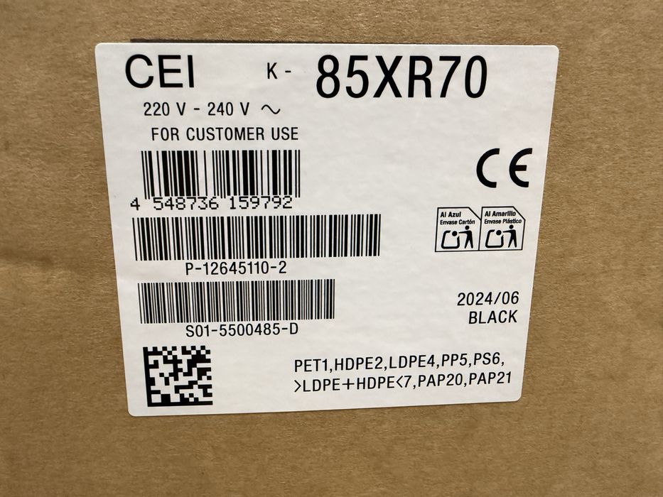 Телевізор Sony Bravia 7 MiniLED 55XR70, 65XR70, 75XR70, 85XR70 (2025)