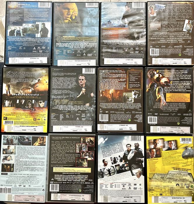 Filmes DVD desde 5€ Originais com selo IGAC