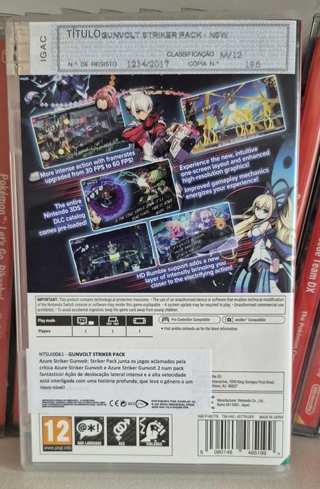 Azure Striker Gunvolt: Striker Pack para Nintendo Switch