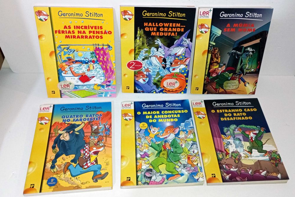 Livros do Gerónimo Stilton - mais nas restantes fotografias