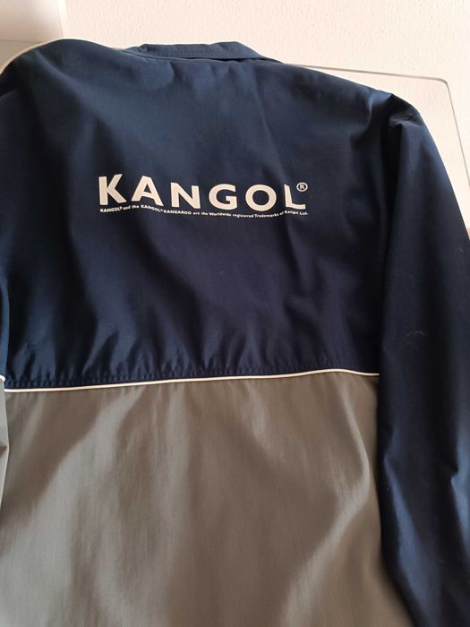 blusao-parka azul kangol
