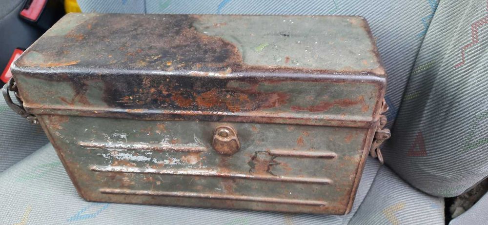 ящик военно полевого телефона ТВК-2 Портативный походный телефон метал