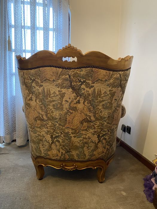 Conjunto de Sofás em Gobelã