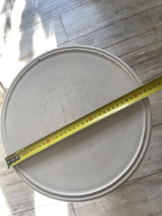 Mesa apoio redonda anos 70