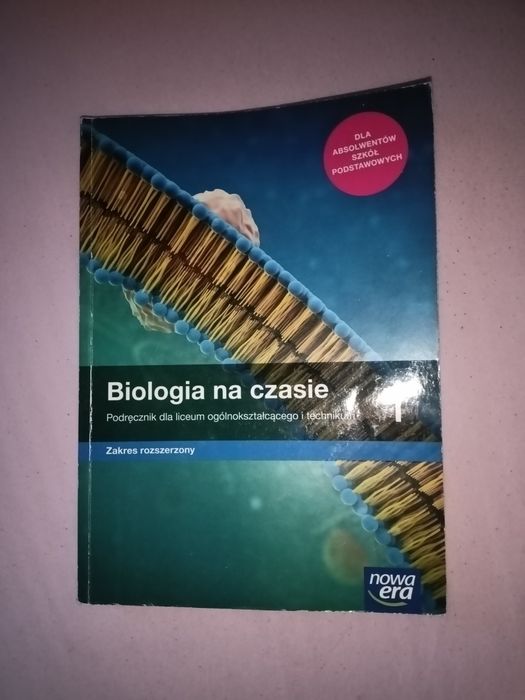 Biologia rozszerzona "biologia na czasie" nowa era klasa 1
