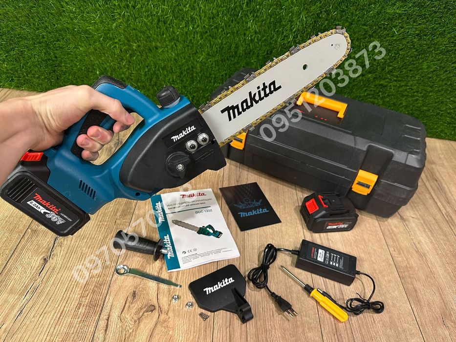 Аккумуляторная пила Makita DUC122Z 36V 6Ah Длина шины 30см 9500 об/мин