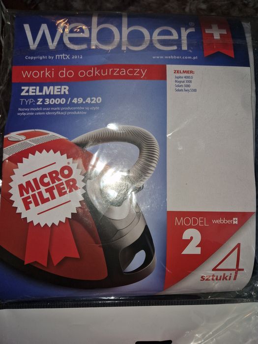 Worki do odkurzacz zelmer 3szt