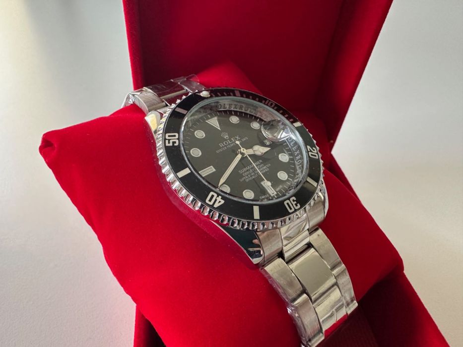 Relógio Rolex Submariner Oyster Perpetual Date Preto Novo