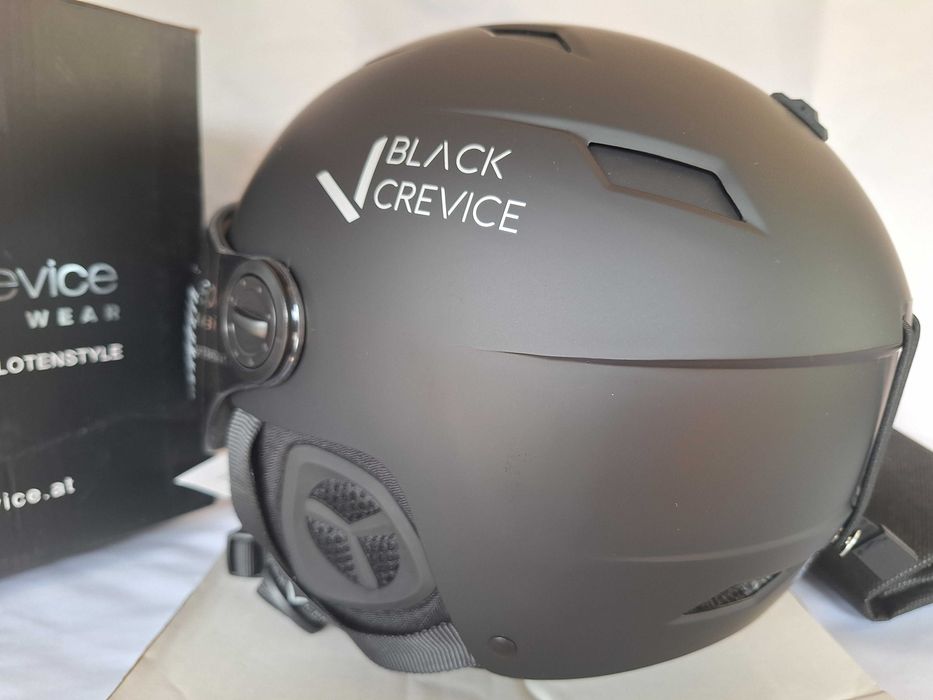 Kask narciarski Black Crevice Kirchberg Black M 54-57cm