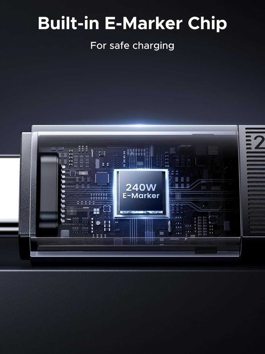 Кабель Type-C Type-C USB4 Thunderbolt 4 8k 40 Гбіт/с 240W PD3.1 Ugreen 1 м Гарантія!