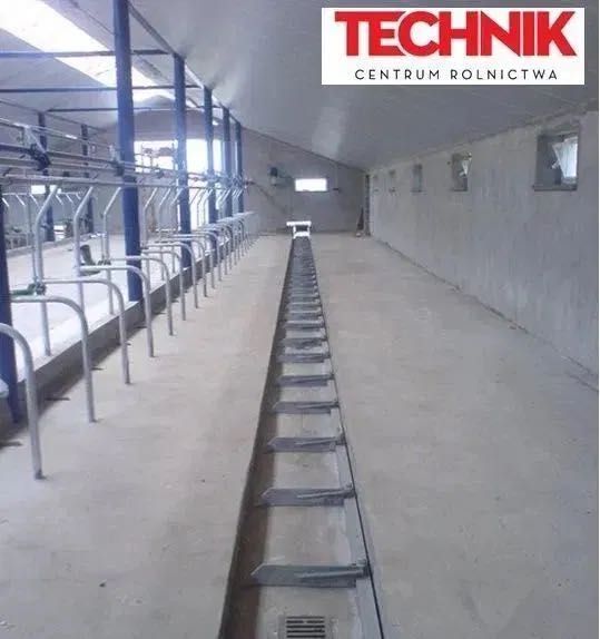 Zgarniacz wyciąg obornika hydrauliczny dwusiłownikowy ocynk zbiorniki