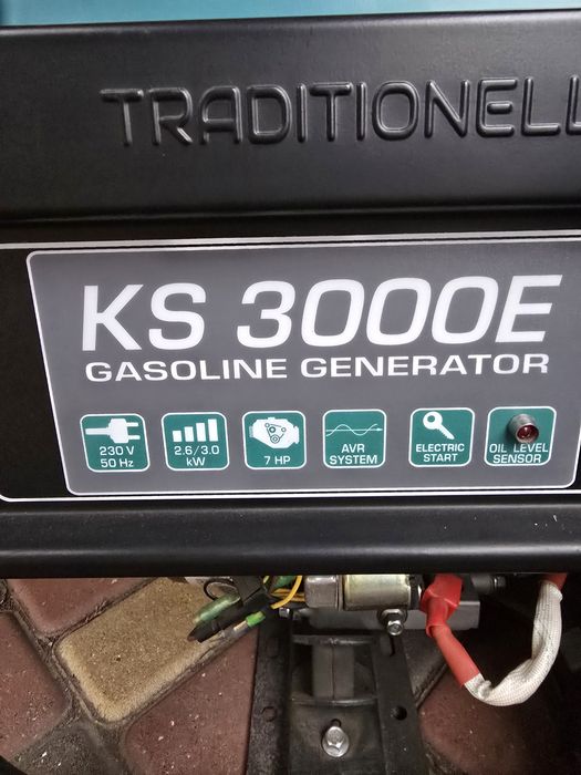 Продам генератор бензиновый Konner&Sohnen KS 3000E, 230В, 3.0кВт