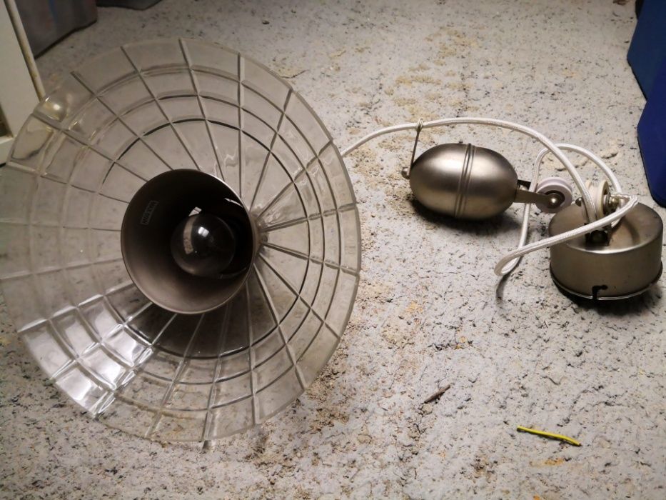 Candeeiro Vidro Extensível