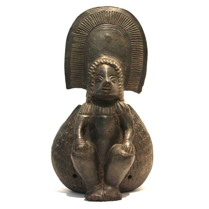 Escultura Terracota - Ocarina (Flauta) - Pré-colombiano – 1967