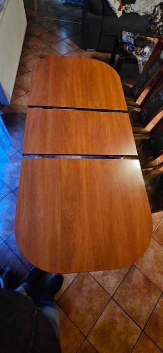 Stół i 4 krzesła st.bardzo ładne nie porysowane bez dziur DK88 Gliwice