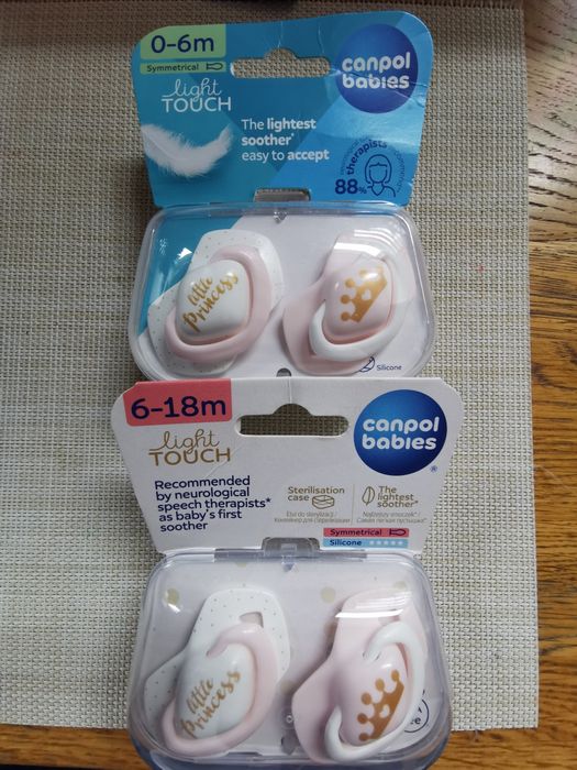 Smoczki canpol babies 0-6m i 6-18m