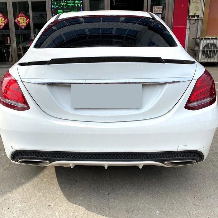 Спойлер Mercedes W205 накладка на багажник бленда мерс ц класс