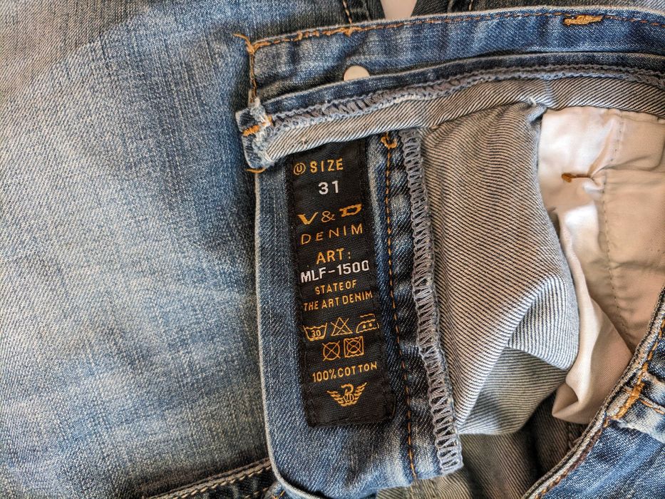 Джинсы Varxdar Denim "M", (W31 L31), синие, мужские, 100% хлопок