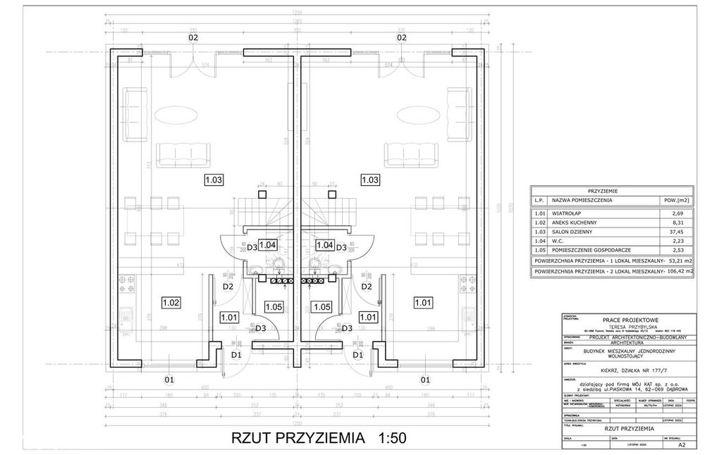 4-pokojowy dom w zabudowie bliźniaczej