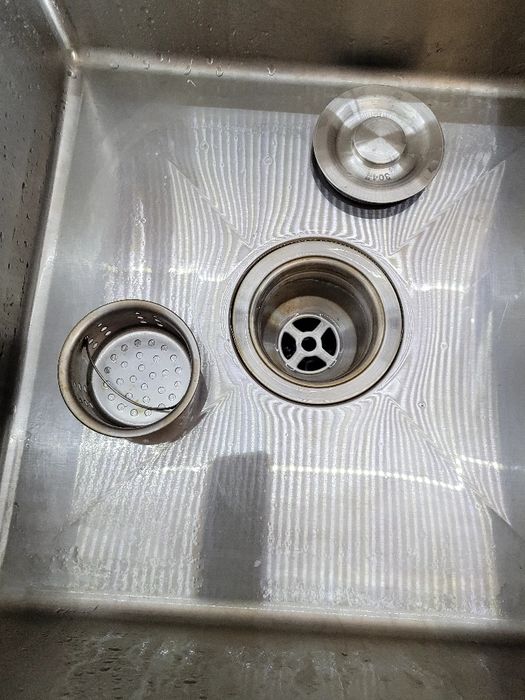 Zlew  stalowy inox 78cmx43cm plus syfon