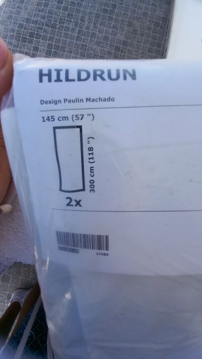 Cortinado branco ikea