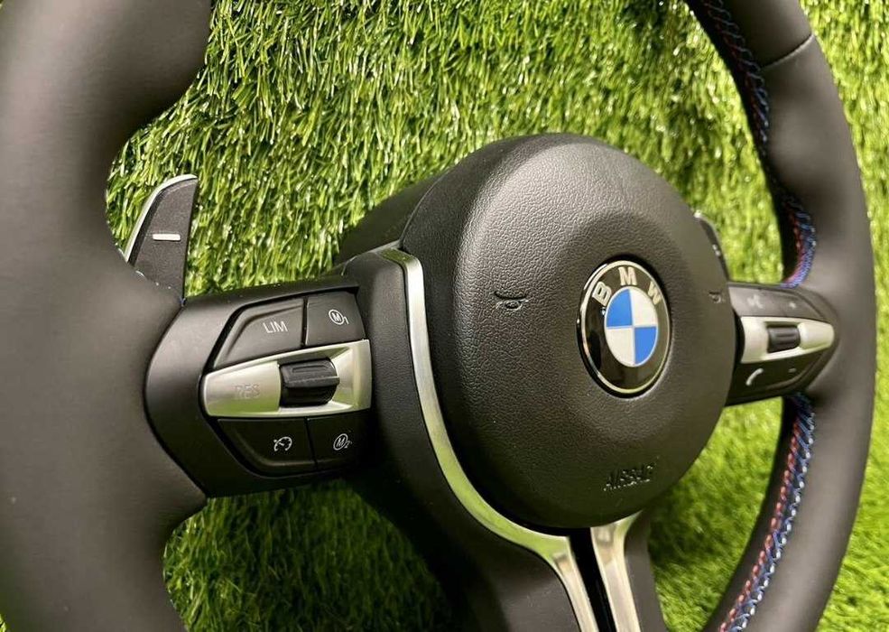 ‼️ Спортивний Руль BMW M Style ‼️ Ціна з подушкою! Premium Кермо зі Шкіри Nappa M3 F30 F31 F32 F33 F36 F20 F21 F10 F11 X3 F25 X5 F15