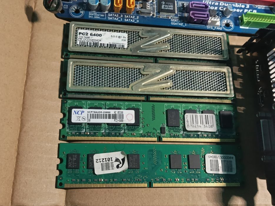 Asus DirectCu2, Inno3D 9600GT, DDR2 Gold, мать 775, БП