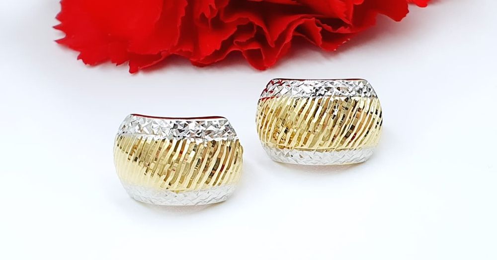 Złote kolczyki 585 711a