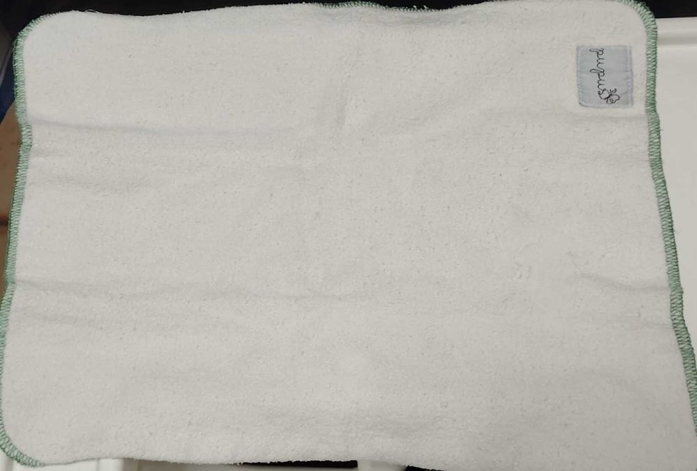 Absorvente trifold Pupus - Algodão e Bambu.