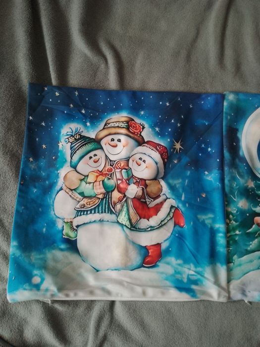 2 szt poszewek bożonarodzeniowych