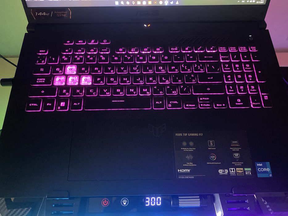 Asus tuf gaming f17/i7-12700h/RTX3060/16gbDDR5